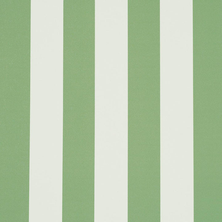 Emma Stripe Apple Green 5017216 by Schumacher Wallpaper Perennial Favorites 2.5" - Fabric Carolina -