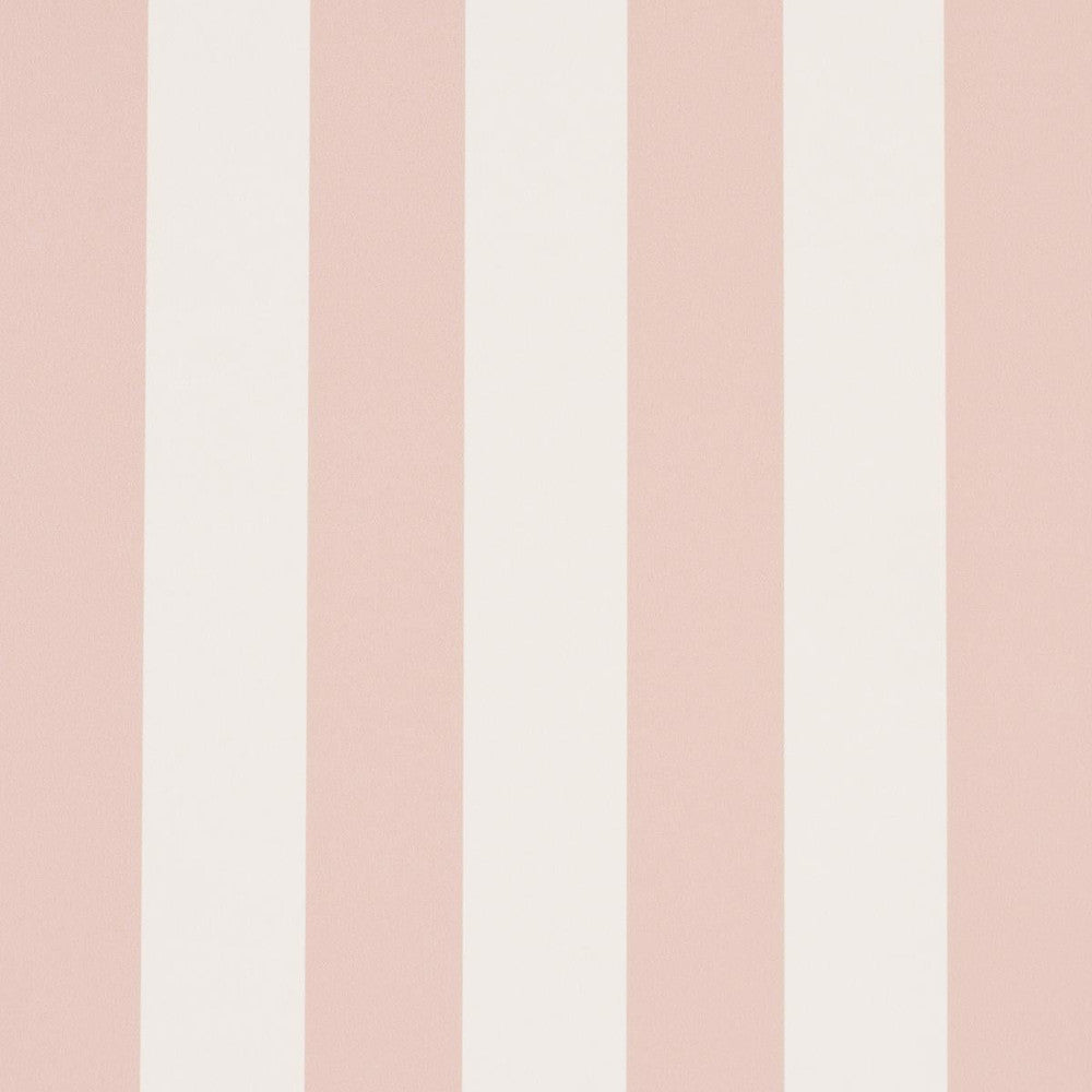 Emma Stripe Blush 5017219 by Schumacher Designer Wallpaper Perennial Favorites 2.5" - Swanky Fabrics -