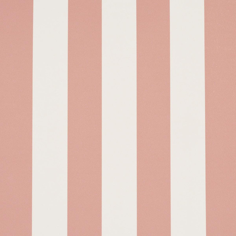 Emma Stripe Coral 5017220 by Schumacher Wallpaper Perennial Favorites 2.5" - Fabric Carolina -
