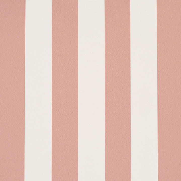 Emma Stripe Coral 5017220 by Schumacher Wallpaper Perennial Favorites 2.5" - Fabric Carolina -