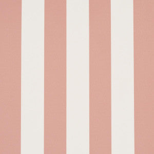 Emma Stripe Coral 5017220 by Schumacher Wallpaper