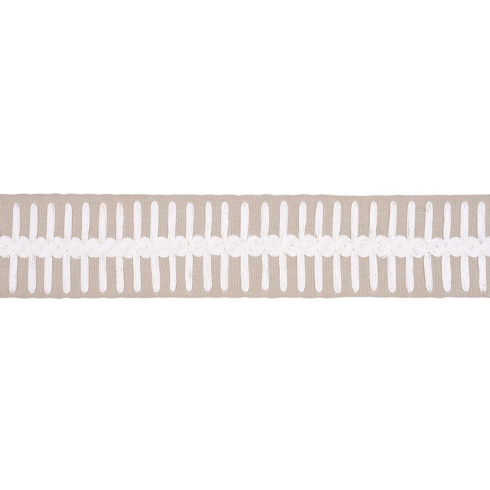 Castille Tape Natural 70747 by Schumacher Trim Perennial Favorite Trims - Fabric Carolina -
