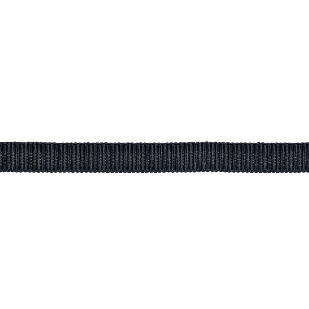 Narrow Faille Tape Charcoal 74992 by Schumacher Designer Trim Perennial Favorite Trims - Swanky Fabrics -