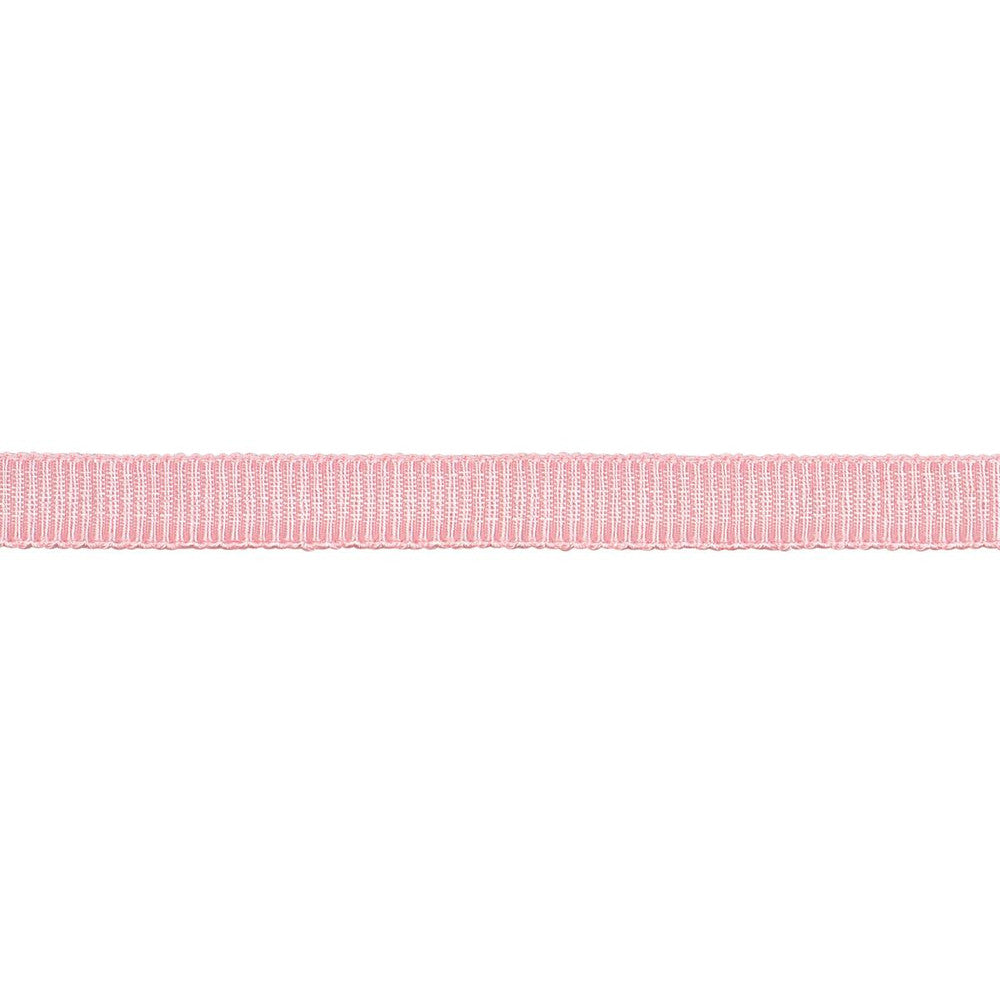 Narrow Faille Tape Blush 74993 by Schumacher Trim Perennial Favorite Trims - Fabric Carolina -