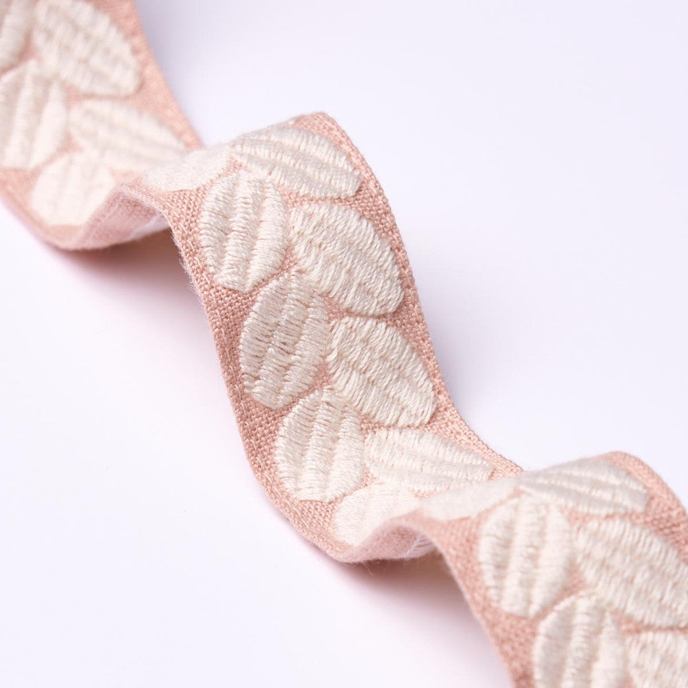 Berkeley Tape Narrow Blush 79916 by Schumacher Trim Perennial Favorite Trims - Fabric Carolina -