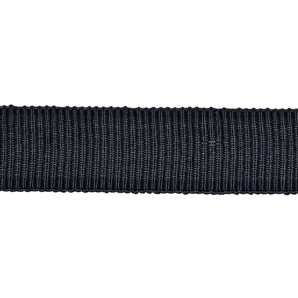 Medium Faille Tape Charcoal 83862 by Schumacher Designer Trim Perennial Favorite Trims - Swanky Fabrics -