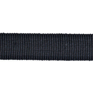 Medium Faille Tape Charcoal 83862 by Schumacher Trim