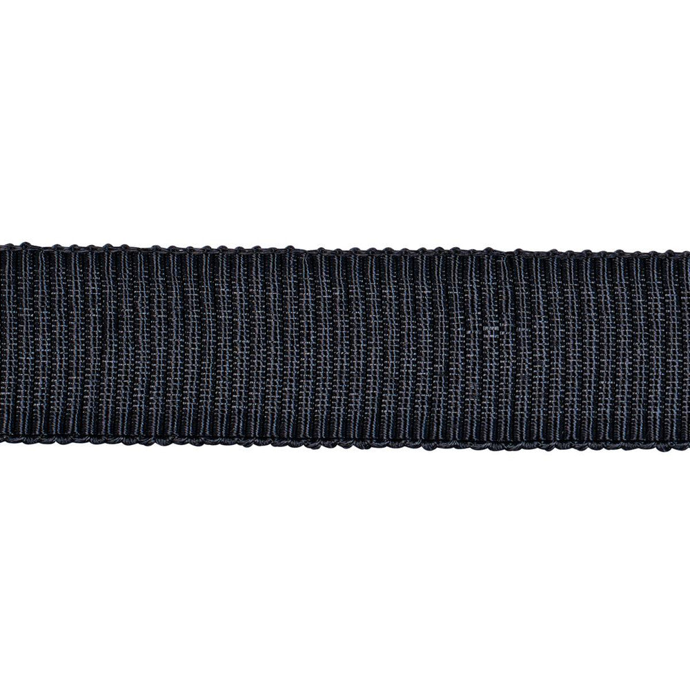 Medium Faille Tape Charcoal 83862 by Schumacher Trim Perennial Favorite Trims - Fabric Carolina -
