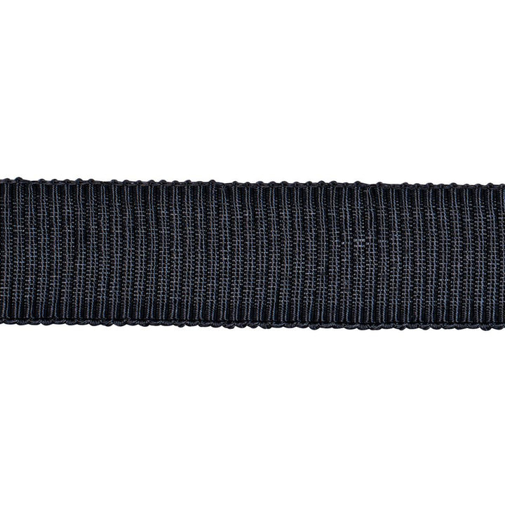 Medium Faille Tape Charcoal 83862 by Schumacher Trim Perennial Favorite Trims - Fabric Carolina -