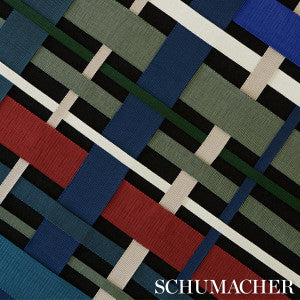 Wide Faille Tape Flame 83872 by Schumacher Trim