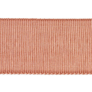 Wide Faille Tape Peach 83871 by Schumacher Trim