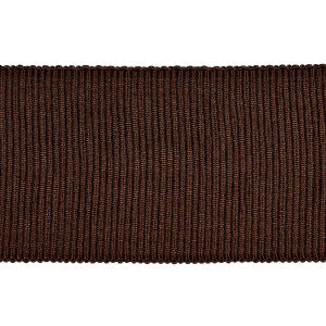 Wide Faille Tape Chocolate 83873 by Schumacher Trim