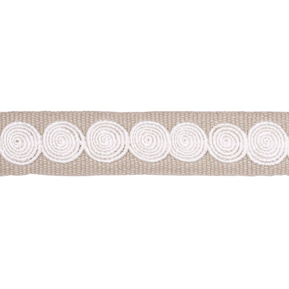 Castille Tape Narrow Neutral 83884 by Schumacher Trim Perennial Favorite Trims - Fabric Carolina -