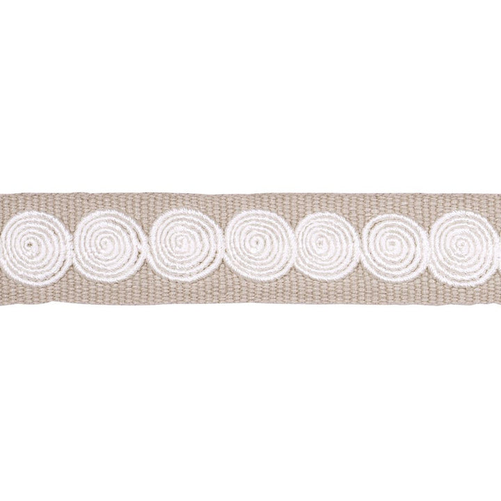 Castille Tape Narrow Neutral 83884 by Schumacher Trim Perennial Favorite Trims - Fabric Carolina -