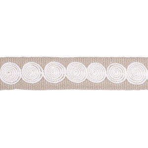 Castille Tape Narrow Neutral 83884 by Schumacher Trim