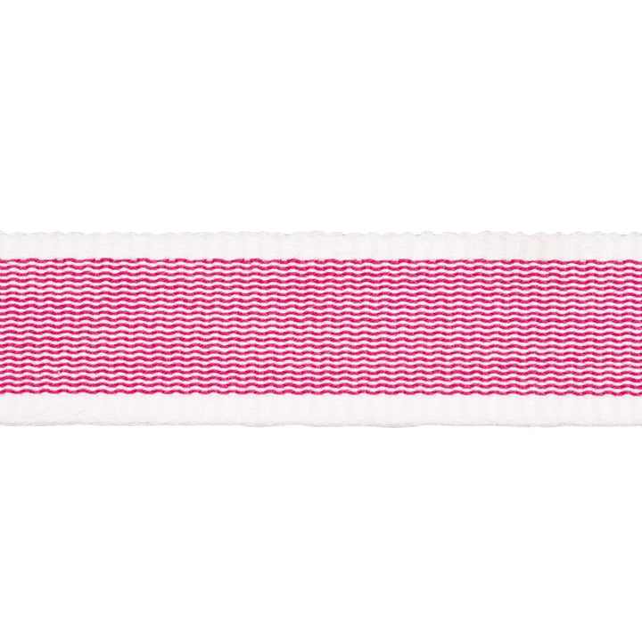 Sandpiper Tape Narrow Pink 83892 by Schumacher Trim Perennial Favorite Trims - Fabric Carolina -