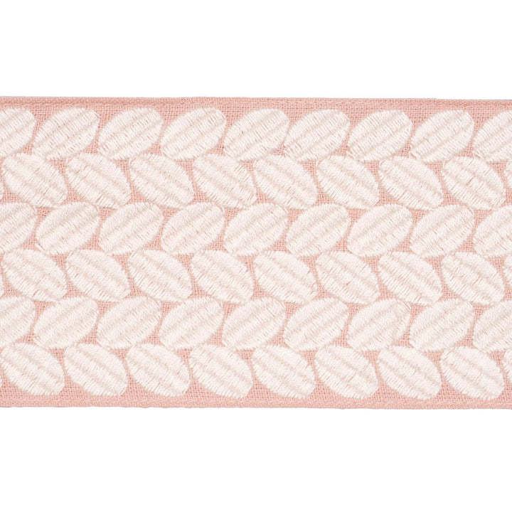 Berkeley Tape Wide Blush 83910 by Schumacher Trim Perennial Favorite Trims 1.0" - Fabric Carolina -