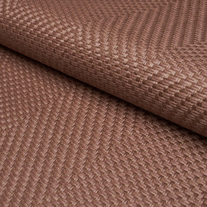 Weaved Basketry Chocolate 85311 by Schumacher Fabric Johanna Ortiz 8.5" - Fabric Carolina -