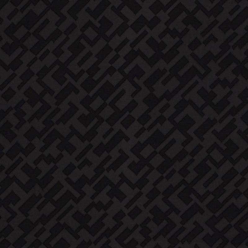 Salon Quilted Satin Ebony 71190 by Schumacher Fabric NEW OPULENCE See Sample ITALY - </p><p>Repeat: Horizontal: 13 3/4" (35CM) and Vertical: 14" (36CM) 56" (142CM) - Fabric Carolina -