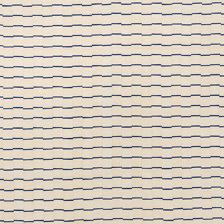 Lines Blue 71211 by Schumacher Fabric DAVID KAIHOI LINEN 45% COTTON 35% INDIA </p><p>Repeat: Horizontal: 4 1/2" (11CM) and Vertical: 2 3/8" (6CM) 53 - Fabric Carolina -