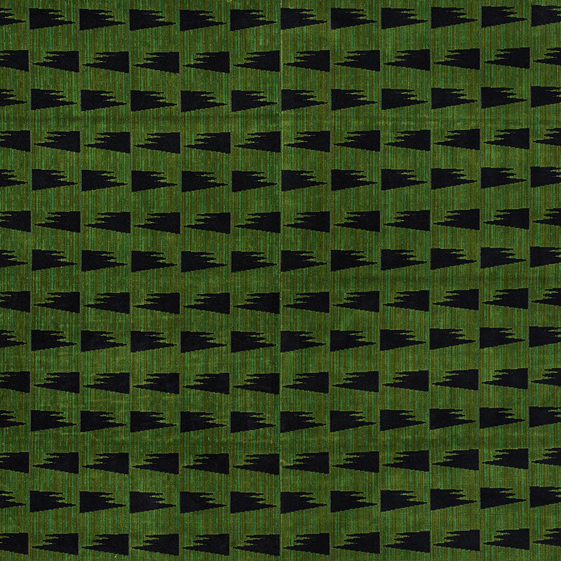 Tutsi Green 71222 by Schumacher Fabric DAVID KAIHOI See Sample UNITED STATES OF AMERICA - </p><p>Repeat: Horizontal: 4 1/4" (11CM) and Vertical: 6 5/8" (17CM) 51" (129CM) - Fabric Carolina -