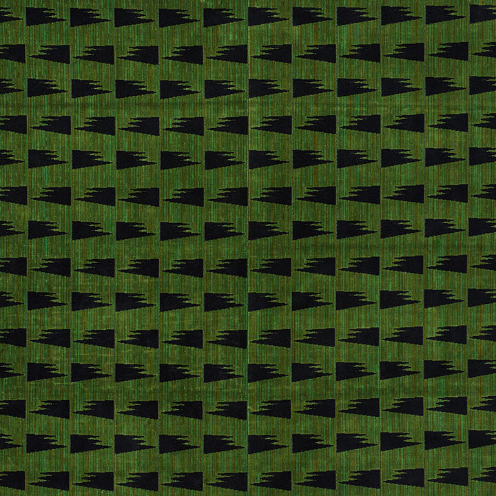 Tutsi Green 71222 by Schumacher Fabric DAVID KAIHOI COTTON 56% RAYON 44% UNITED STATES OF AMERICA </p><p>Repeat: Horizontal: 4 1/4" (11CM) and Vertical: 6 5/8" (17CM) 51 - Fabric Carolina -