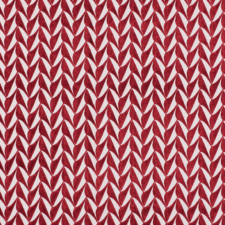 Spades Red 71230 by Schumacher Designer Fabric DAVID KAIHOI COTTON 89% POLYESTER 11% UNITED STATES OF AMERICA </p><p>Repeat: Horizontal: 2 1/2" (6CM) and Vertical: 1 3/4" (4CM) 50.5 - Swanky Fabrics -