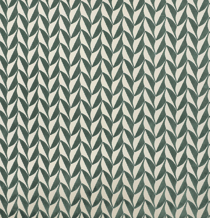 Spades Mineral 71232 by Schumacher Fabric David-Kaihoi 89% Cotton, 11% Polyester - Horizontal: 2.5 and Vertical: 1.75 50.5 - Fabric Carolina -