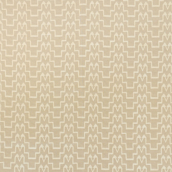 Turkish Step Ivory/Natural 71241 by Schumacher Designer Fabric DAVID KAIHOI VISCOSE 65% COTTON 16% TURKEY </p><p>Repeat: Horizontal: 6 1/2" (17CM) and Vertical: 2 3/4" (7CM) 53.5 - Swanky Fabrics -