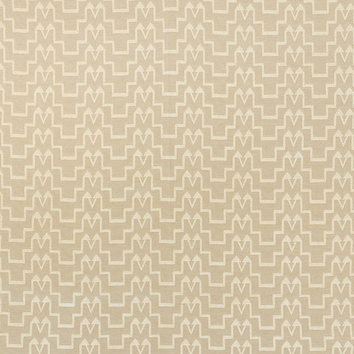 Turkish Step Ivory/Natural 71241 by Schumacher Fabric DAVID KAIHOI See Sample TURKEY - </p><p>Repeat: Horizontal: 6 1/2" (17CM) and Vertical: 2 3/4" (7CM) 53 1/2" (136CM) - Fabric Carolina -