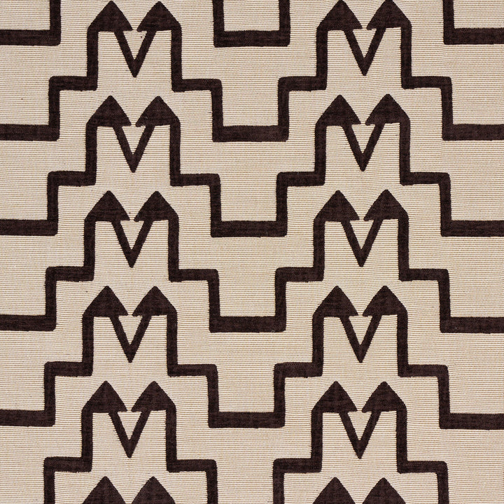 Turkish Step Brown 71244 by Schumacher Fabric Schumacher Fabric Turkish Step Brown 71244Fabric VISCOSE 65% TURKEY </p><p>Repeat: H: HORZ. 6 1/2" (17CM), V: VERT. 2 3/4" (7CM) 55 1/9" (140CM) - Fabric Carolina -