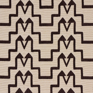 Turkish Step Brown 71244 by Schumacher Fabric