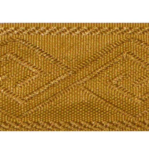 7125-GOLD by Europatex Designer Fabric Necessities 100% Polyester China See Sample Horizontal: N/A and Vertical: N/A 1.50 inches  - Swanky Fabrics -
