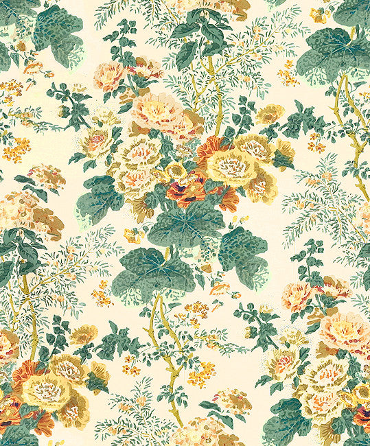 Hollyhock Hdb Yellow by Lee Jofa Fabric