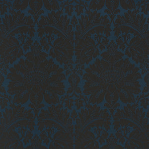 Maggiore Damasco Midnight 71280 by Schumacher Fabric
