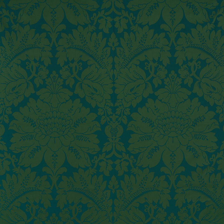 Maggiore Damasco Emerald 71281 by Schumacher Fabric DAMASCO See Sample ITALY - </p><p>Repeat: Horizontal: 26" (66CM) and Vertical: 31 3/4" (81CM) 54 1/2" (138CM) - Fabric Carolina -