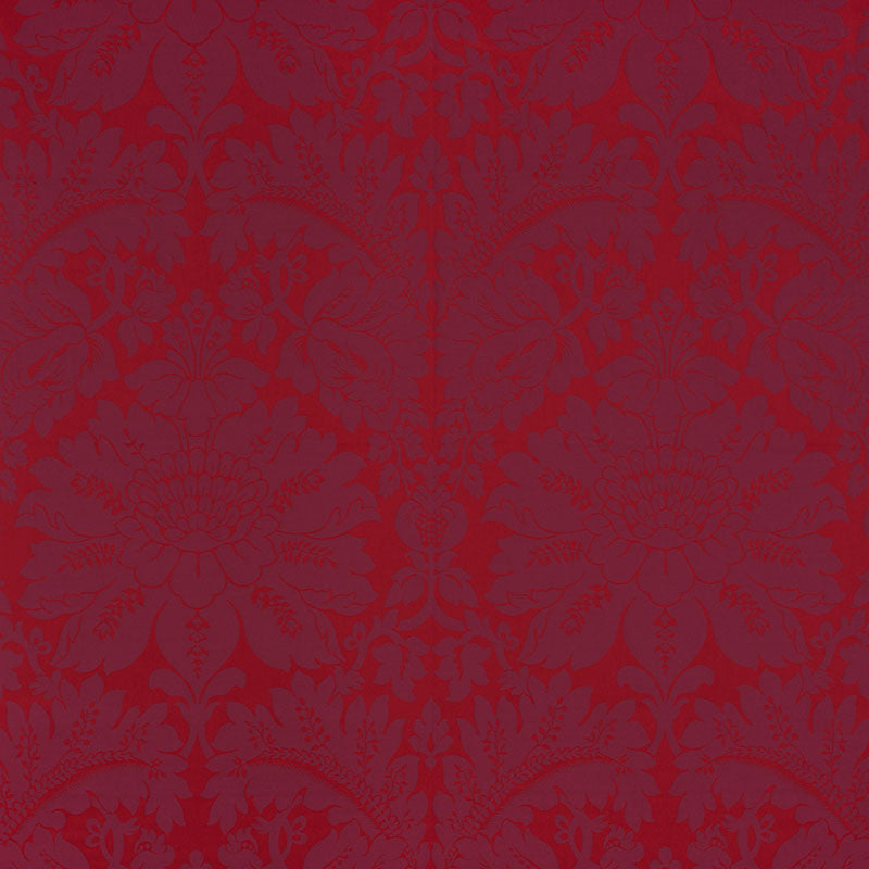 Maggiore Damasco Ruby 71282 by Schumacher Fabric DAMASCO See Sample ITALY - </p><p>Repeat: Horizontal: 26" (66CM) and Vertical: 31 3/4" (81CM) 54 1/2" (138CM) - Fabric Carolina -