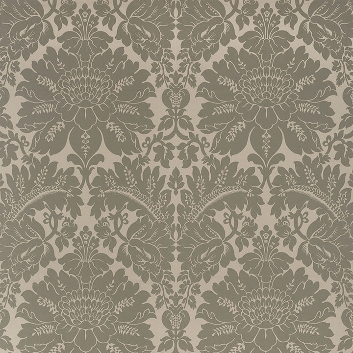 Maggiore Damasco Moonstone 71283 by Schumacher Fabric DAMASCO COTTON 100% ITALY </p><p>Repeat: Horizontal: 26" (66CM) and Vertical: 31 3/4" (81CM) 54.5 - Fabric Carolina -