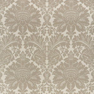 Maggiore Damasco Alabaster 71284 by Schumacher Fabric