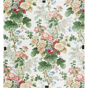 Hollyhock Hdb White/Coral 7128.LJ.0 by Lee Jofa Fabric