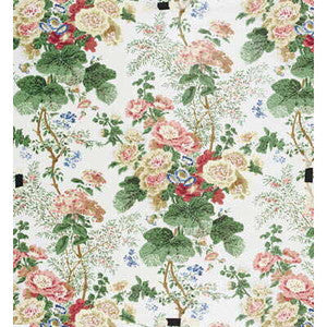 Hollyhock Hdb White/Coral 7128.LJ.0 by Lee Jofa Fabric