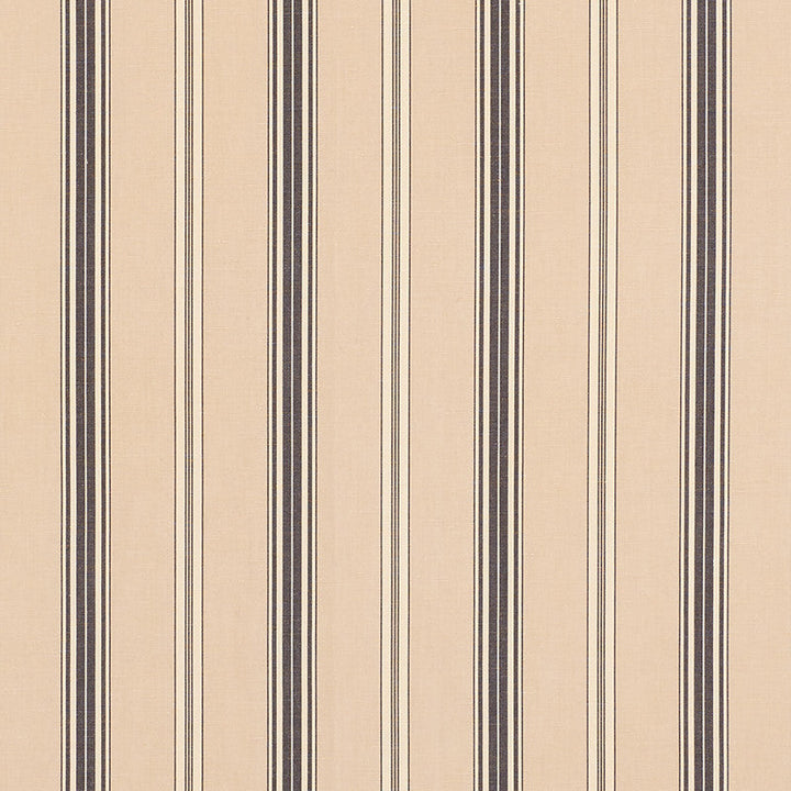 Coco Stripe Stone 71292 by Schumacher Designer Fabric Essentials-Stripes-Ii 65% Cotton, 35% Linen - Horizontal: 4.5 and Vertical: - 55.75 - Swanky Fabrics -