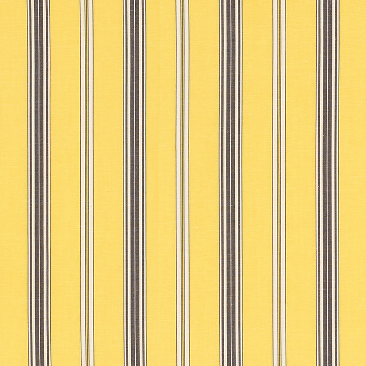 Coco Stripe Yellow 71294 by Schumacher Fabric Essentials-Stripes-Ii 65% Cotton, 35% Linen - Horizontal: 4.5 and Vertical: - 55.75 - Fabric Carolina -