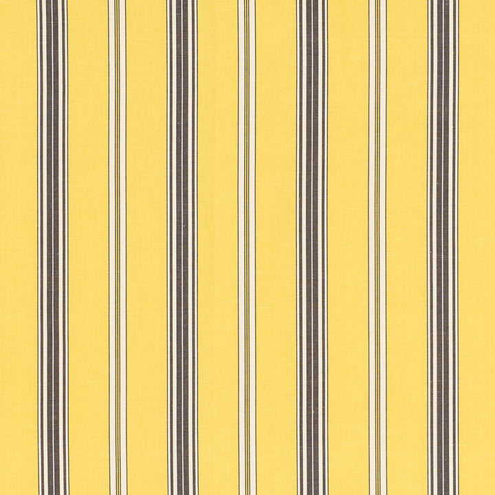 Coco Stripe Yellow 71294 by Schumacher Fabric ESSENTIALS: STRIPES II See Sample INDIA - </p><p>Repeat: Horizontal: 4 1/2" (12CM) and Vertical: - 55 3/4" (142 CM) - Fabric Carolina -