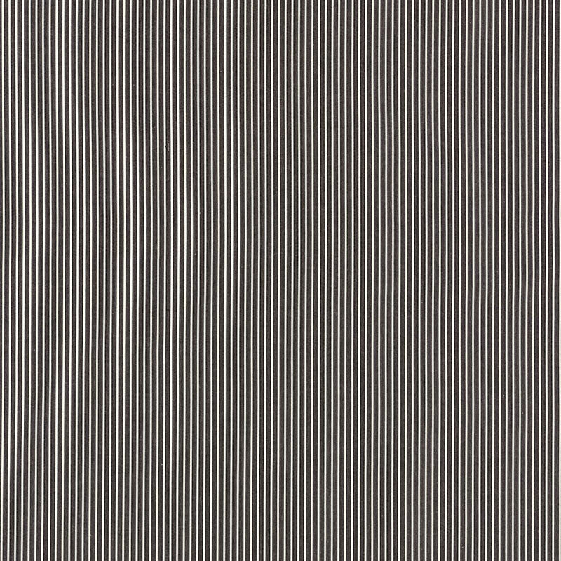 Edie Stripe Black 71300 by Schumacher Fabric Essentials-Classic-Stripes 100% Cotton - Horizontal: 3/8- and Vertical: - 55 - Fabric Carolina -