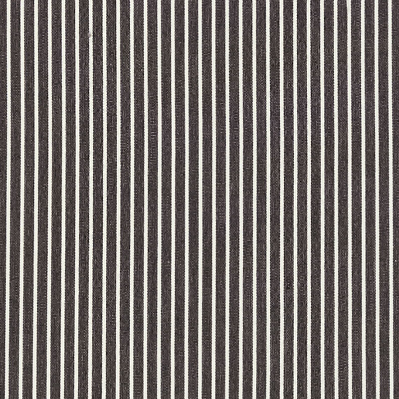 Edie Stripe Black 71300 by Schumacher Fabric ESSENTIALS: CLASSIC STRIPES COTTON 100% INDIA </p><p>Repeat: Horizontal: 3/8" (1CM) and Vertical: 55 - Fabric Carolina -