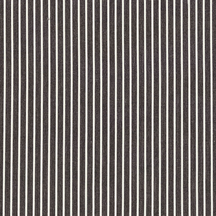 Edie Stripe Black 71300 by Schumacher Fabric ESSENTIALS: CLASSIC STRIPES See Sample INDIA - </p><p>Repeat: Horizontal: 3/8" (1CM) and Vertical: - 55" (140CM) - Fabric Carolina -