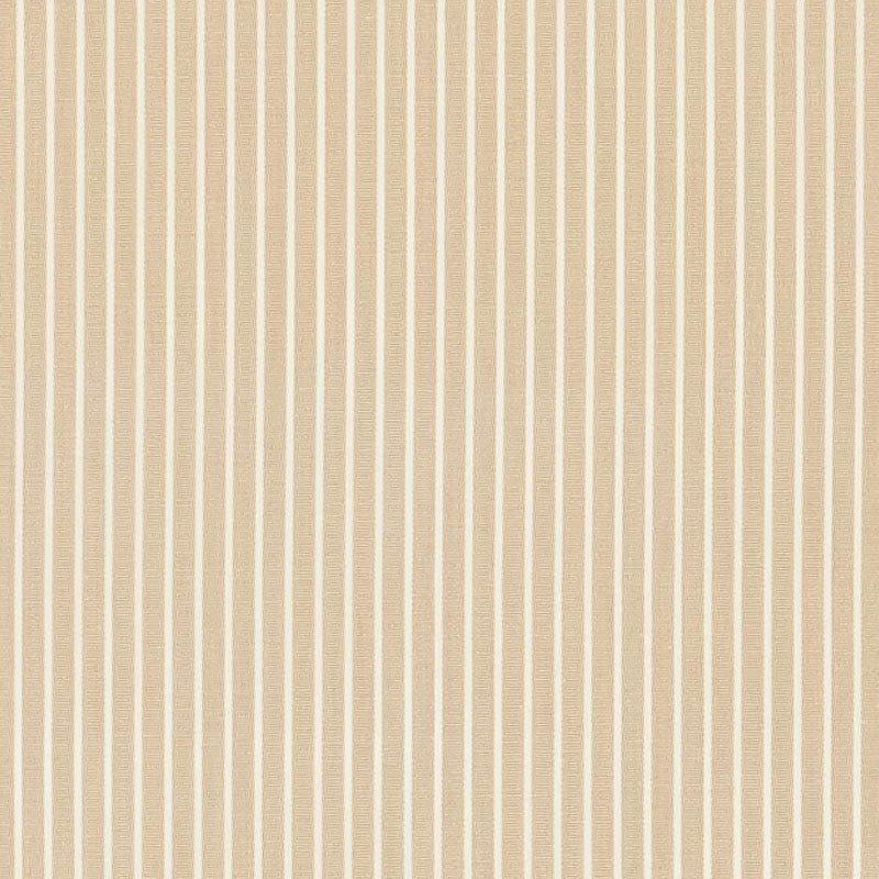 Edie Stripe Sand 71301 by Schumacher Fabric ESSENTIALS: CLASSIC STRIPES COTTON 100% INDIA </p><p>Repeat: Horizontal: 3/8" (1CM) and Vertical: 55 - Fabric Carolina -