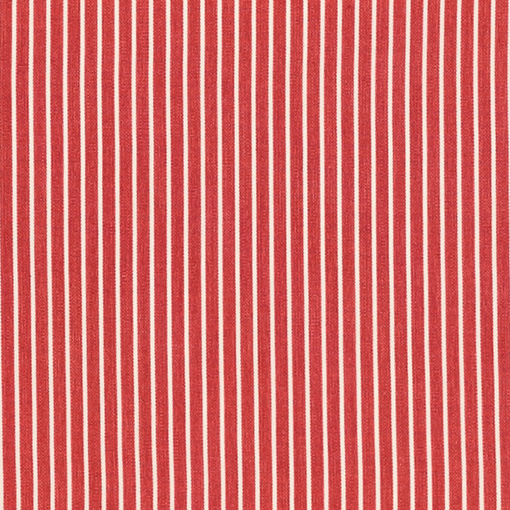 Edie Stripe Red 71309 by Schumacher Fabric ESSENTIALS: CLASSIC STRIPES See Sample INDIA - </p><p>Repeat: Horizontal: 3/8" (1CM) and Vertical: - 55" (140CM) - Fabric Carolina -