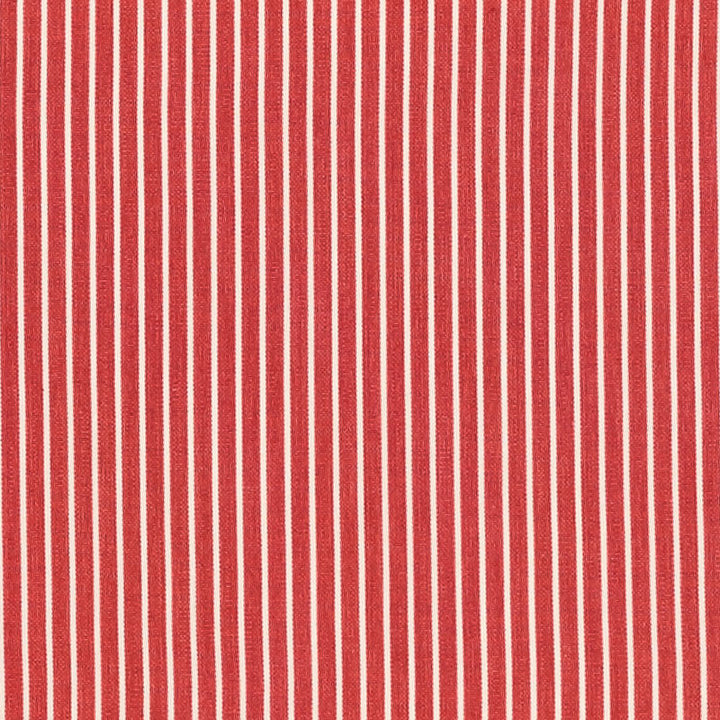 Edie Stripe Red 71309 by Schumacher Fabric Schumacher Fabric Edie Stripe Red 71309Fabric COTTON 100% INDIA </p><p>Repeat: H: HORZ. 3/8" (1CM) , V: 55 - Fabric Carolina -